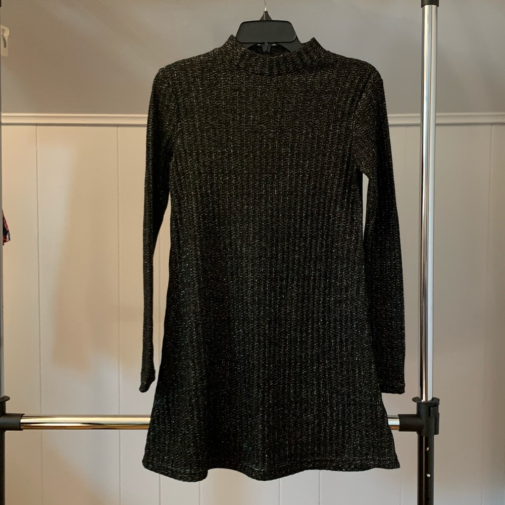 Urban Outfitters Sweater Dress Black & Silver NWOT